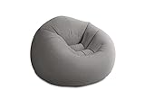 Intex Beanless Bag Chair Inflating Furniture - Bean Bag - 1.14 m x 1.14 m x 71 cm, Grey