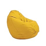 Bruni Kinder-Sitzsack Classico S in Gelb – Sitzsack mit Innensack für Kinder, Abnehmbarer Bezug,...