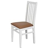 STABOOS CH07 Esszimmerstuhle 2er Set Holz Stuhl bis 150 kg - Fertig montiert - Küchenstuhl gepolstert -...