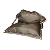 Fatboy® Buggle-Up Taupe | Polyester-Sitzsack für draußen | Loungesessel im Outdoor-Bereich | 185 x 137 cm