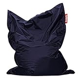 Fatboy® Original blau Nylon-Sitzsack | Klassischer Indoor Beanbag, Sitzkissen | 180 x 140 cm
