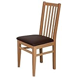 Staboos CH07 Esszimmerstuhle 4er Set Holz Stuhl bis 150 kg - Fertig montiert - Küchenstuhl gepolstert -...