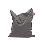 Fatboy Original Stonewashed Sitzsack - Indoor Beanbag aus Baumwolle - Sitzkissen Grau - Für Erwachsene und...