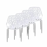 Makika Retro Stuhl Design Stuhl Esszimmerstühle Bürostuhl Wohnzimmerstühle Lounge Küchenstuhl Sitzgruppe...