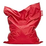 Fatboy® Original rot Nylon-Sitzsack | Klassischer Indoor Beanbag, Sitzkissen | 180 x 140 cm