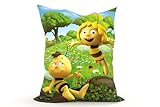 Green Bean© Kinder Sitzsack Biene Maja 100x135cm mit 270 Liter hochwertiger EPS Perlen Füllung und...