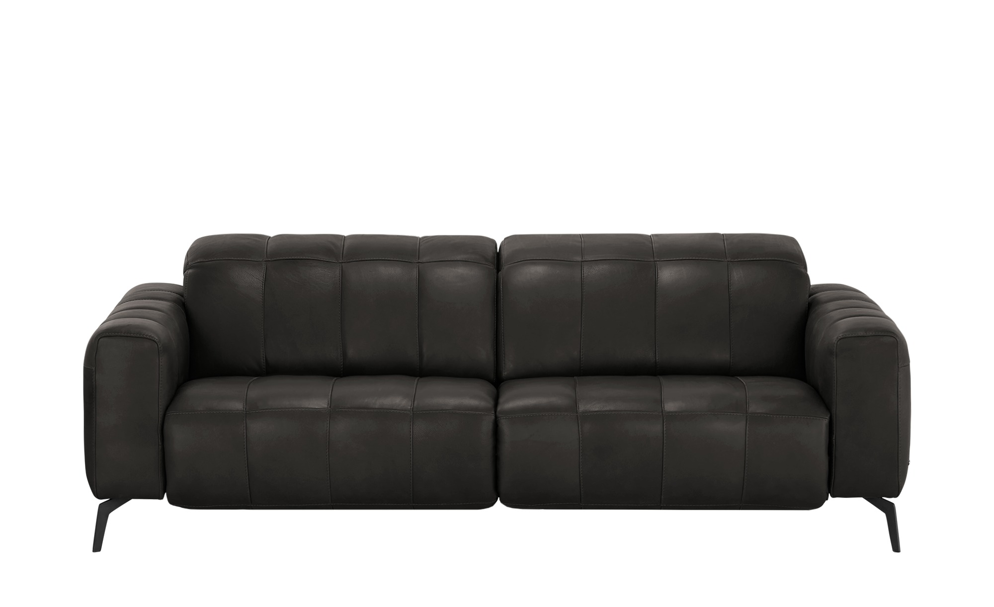 Natuzzi Editions Ledersofa Portento ¦ Braun Polstermöbel Sofas 3 Sitzer Höffner Tisch